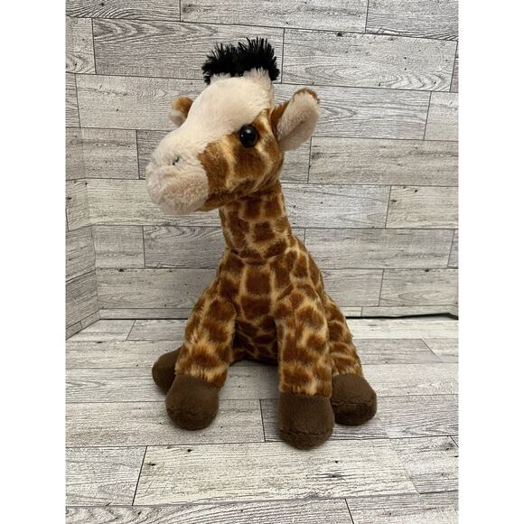 Aurora Destination Nation Giraffe Plush 9" Stuffed Toy Realistic Soft Animal - Picture 9 of 9